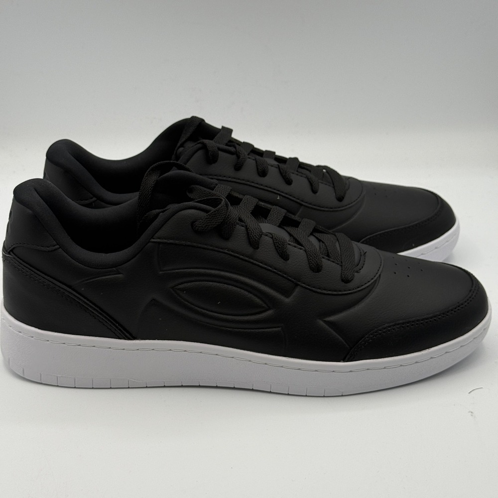Under Armour UA Tempo Shoes Mens Size 12 Black White Lifestyle 6005795-001